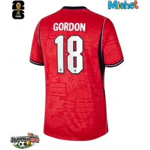 Englanti Anthony Gordon #18 Vieraspaita MM-kisat 2026 Lyhythihainen